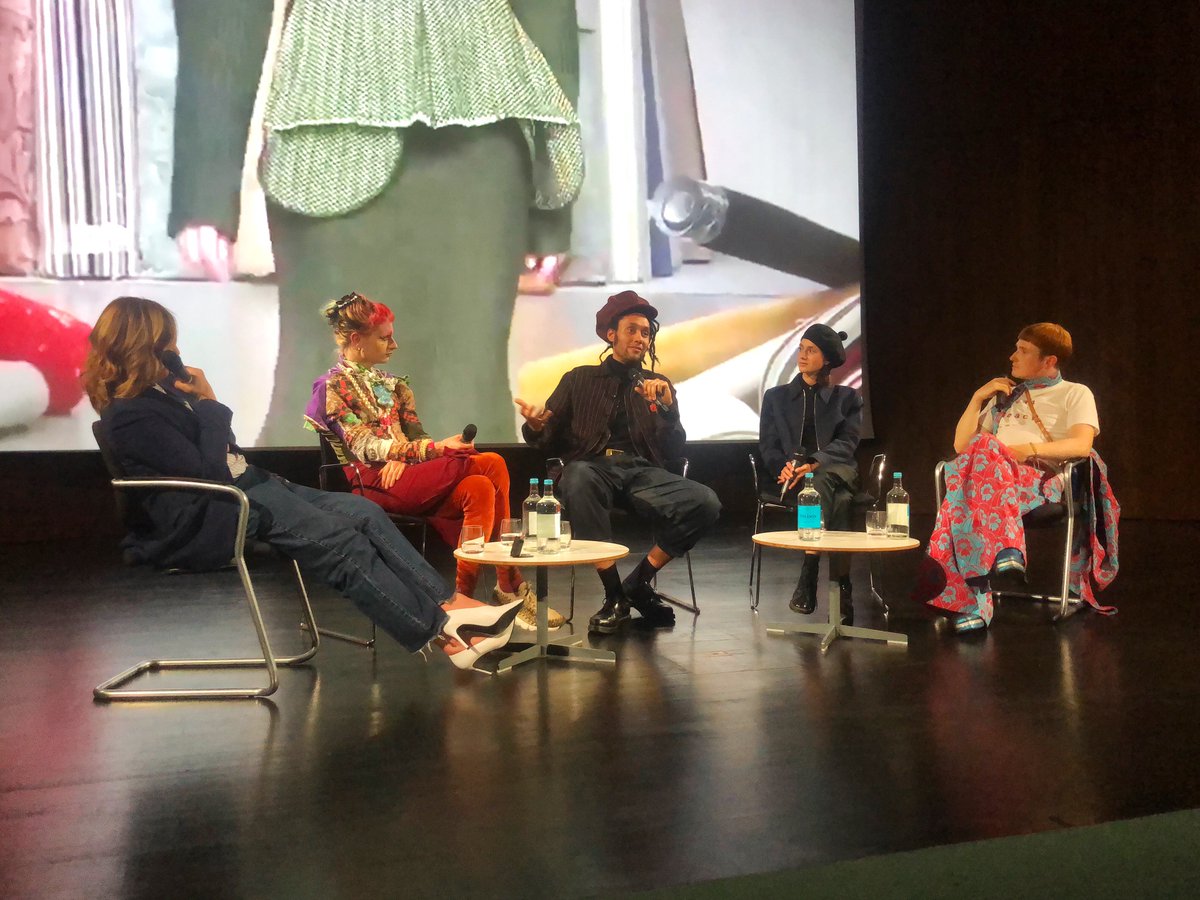nicholas_daley_'s tweet photo. Thank you to everyone that came down to the panel discussion led by #SarahMower yesterday at the @V_and_A about the future of fashion. 🙏🏽Proud to share my process, approach + experience along with @mattybovan, #LeKilt and #RichardMalone.
#FashionsFutureStars #FutureStartsHere https://t.co/iOJmSOjyu3