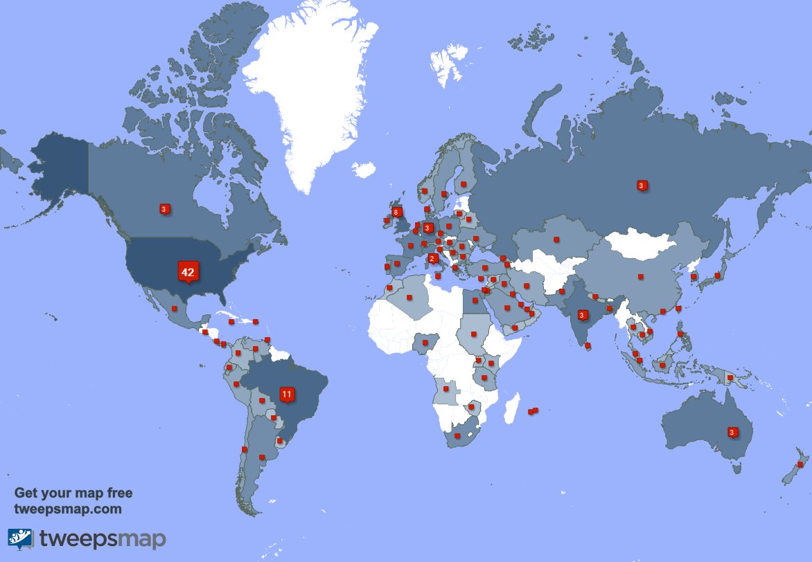 I have 6 new followers from USA, and more last week. See tweepsmap.com/!73Blackwell