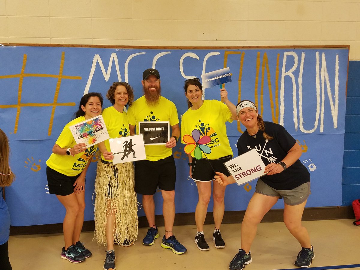 HUGE thank you to Race Planning Team (missing Kelly Smith and Samantha Ginther) #MCCSCFunRun