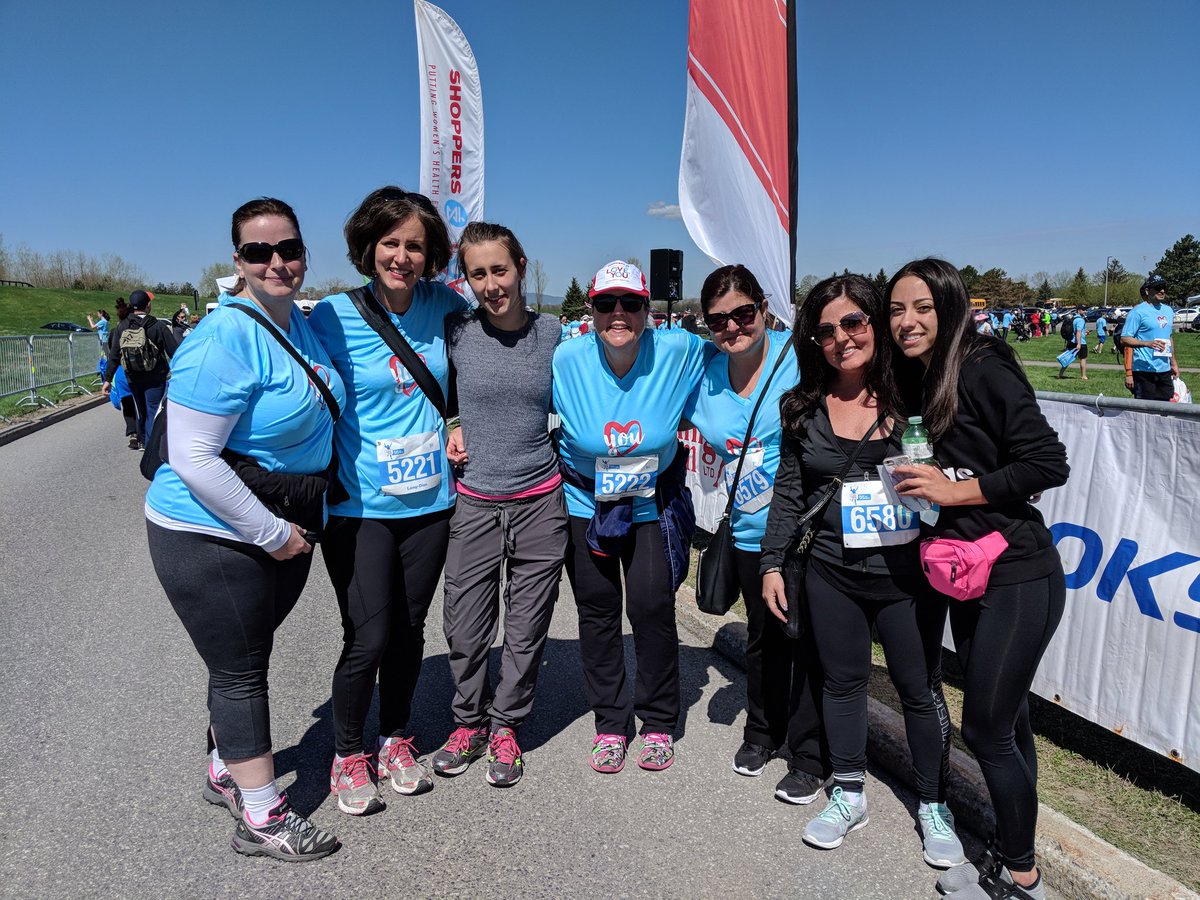 MarjGraham's tweet photo. What a day to Welcome Spring 🌷#shoppersloveyou #runforwomen #mentalhealth with some beautiful friends @RLangDion @ClaudiaLangDio2 @LRusso2 https://t.co/EaXb1mSzgX https://t.co/ZdcbudTnUF