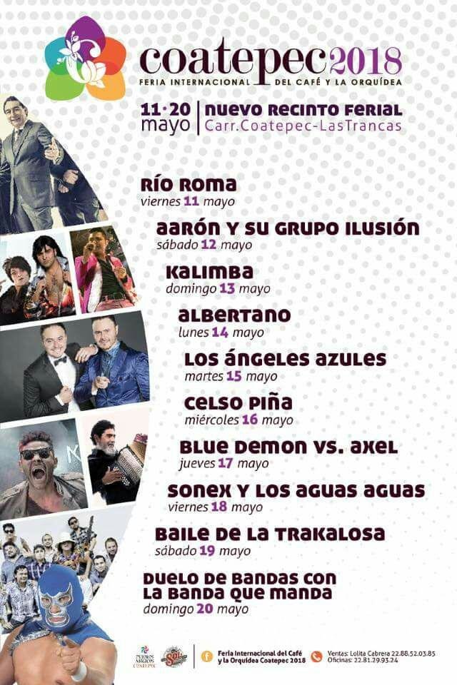 heiditharianna's tweet photo. @AlbertanoNSM este 14 de Mayo en La Feria Internacional del Café y la Orquídea. @Coatepec_Gob #FCMMX https://t.co/cE9DYW19LQ