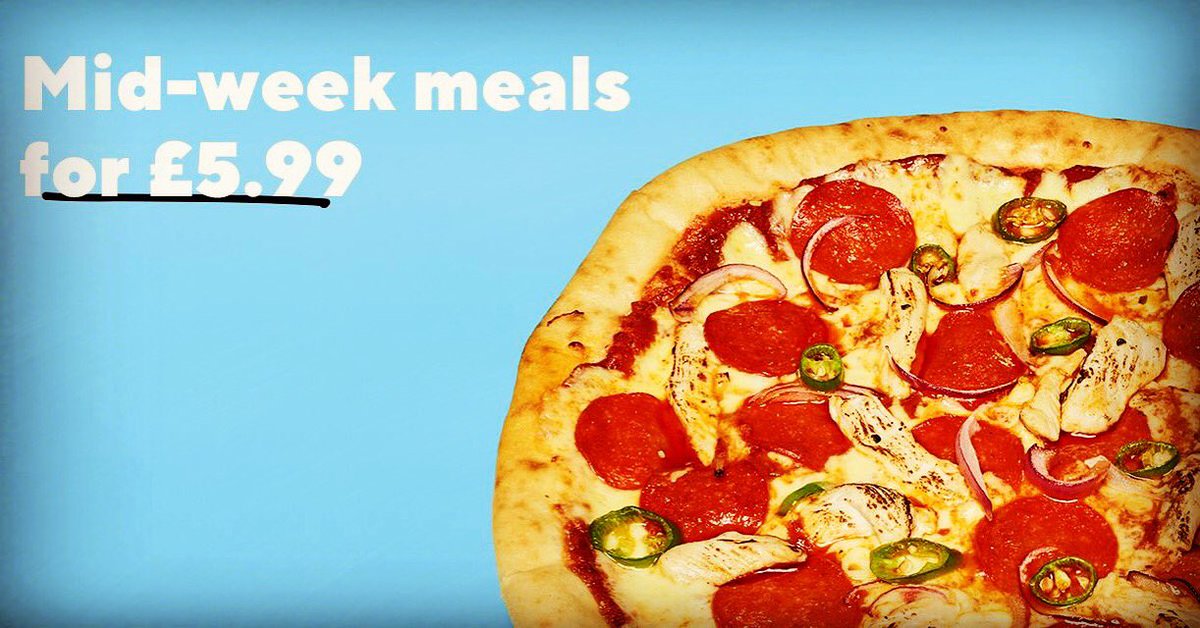 WassonGuide's tweet photo. Something for everyone? Get in on the action with @frankieandbennys Mid-week mains, Pizzas, Pastas, Burgers and Hotdogs for only £5.99, can't go wrong! 😋😍 Check out there website or app to get your voucher! (Wasson vouchers coming soon)😊 #Wasson #Cornwall #Newquay https://t.co/orEcQmdFQs