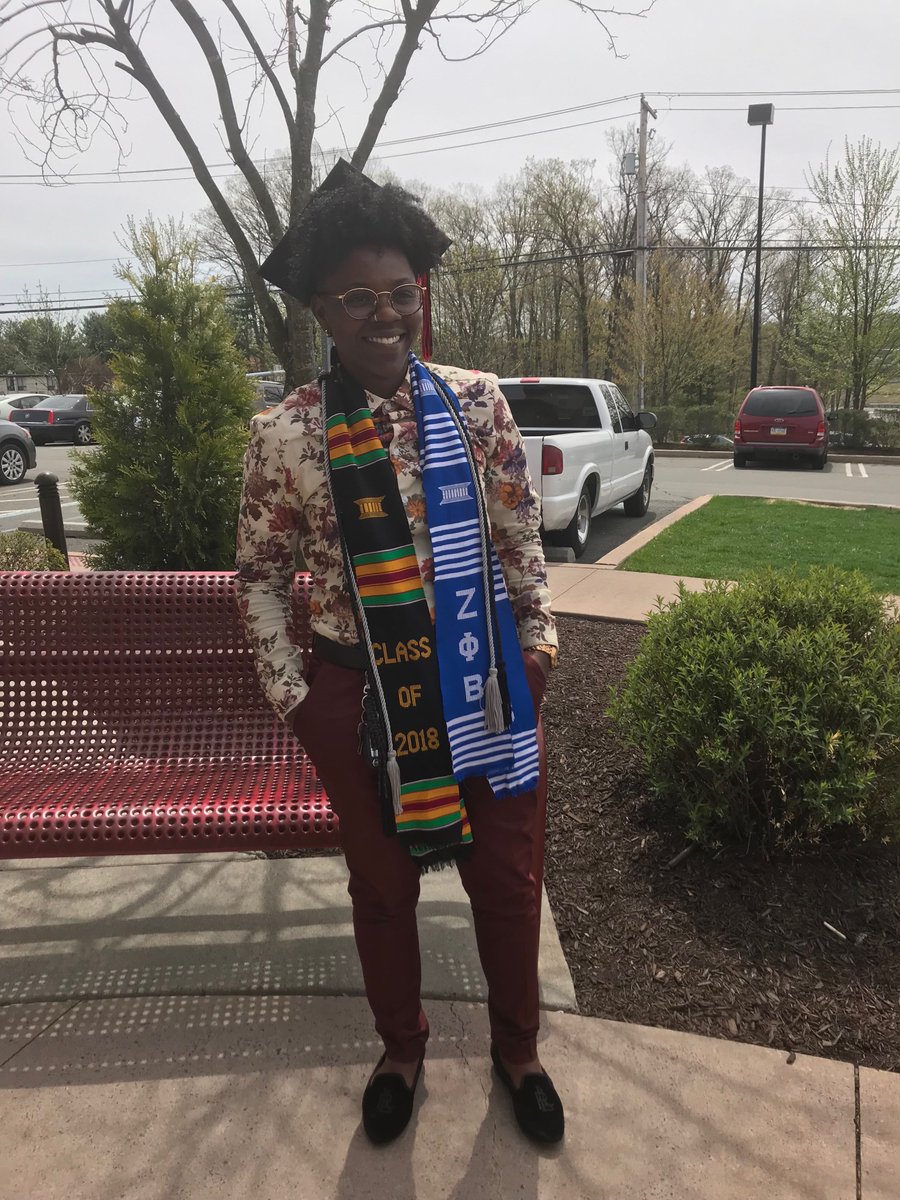 Congratulations Soror Zhane Leavingston. Graduating from East Stroudsburg University with a Bachelors in Psychology