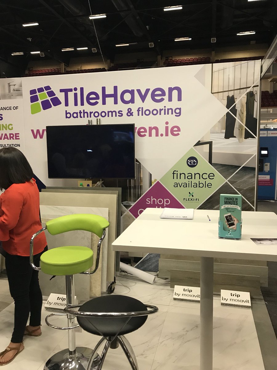Our partners <a href="/TileHaven/">TileHaven</a> are at the <a href="/LoveYourHomeNI/">Love Your Home</a> show in CityWest! You can spread the cost of your tiles &amp; flooring using your Flexi-Fi approval! flexifi.com/partners/ #FlexiFi #Finance #Spreadthecost #loveyourhome #event #May