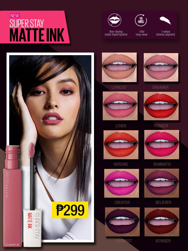 Maybelline Ph On Twitter Superstay Matte Ink The Long