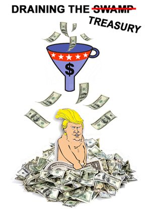 Trump: Draining the treasury