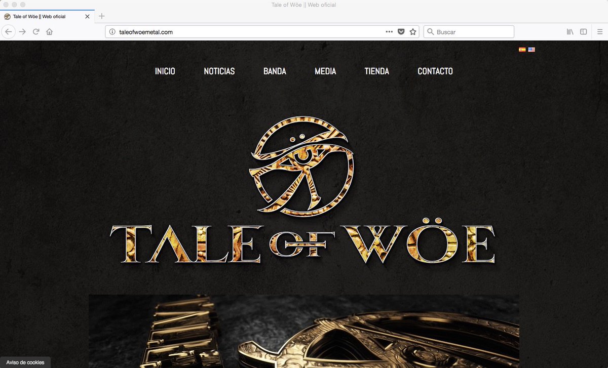 Locos de contentos con nuestra nueva página web!!!!!!!! taleofwoemetal.com