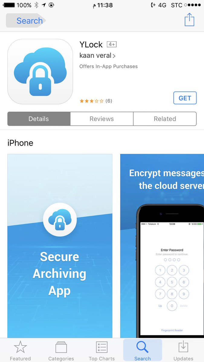 iphonestars1's tweet photo. 2-مثل تطبيق YLock لتقفيل المحادثات برقم سري
فالابستور مجاني وبعد ماتنزله بثلاثة ايام يتحول لاشتراك بمبلغ 27.99 $ فالاسبوع يعني تقريباً 105 ريال كل اسبوع🤦🏻‍♂️
ولو ماتدفع القيمة بتصير مديونية عالحساب وماراح تقدر تحمل مستقبلاً https://t.co/MWd6VcpHg9