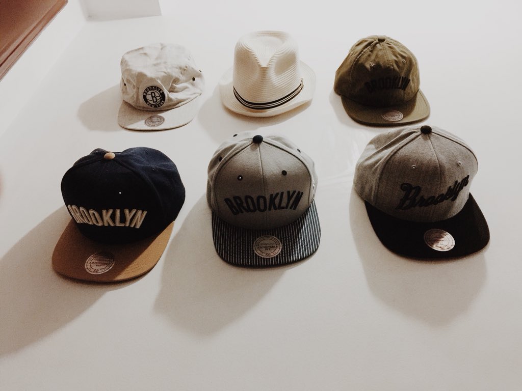 MARCclyde's tweet photo. Needed a place to put all my @BrooklynNets caps ... across the world but still reppin’ #RepBKLYN #BrooklynGrit #WeGoHard #netsdaily #brooklynbrigade https://t.co/Gd6nDDq0Pn