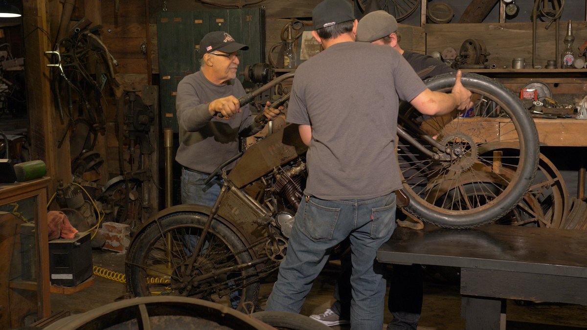 WTTMotorcycles's tweet photo. Head over to https://t.co/hqEk7gbvLu and watch the last show of the 4 part series,  The 1913 Revival.  The before and after of this old relic is truly  remarkable and is what Wheels Through Time is known for!  Subscribe at https://t.co/ytZ6LKwVub https://t.co/dscyIYks5r