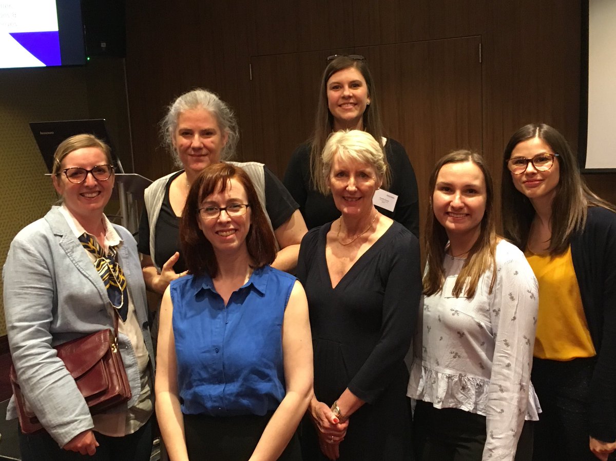 Clare_Symons's tweet photo. Exhausted but happy after 2+ fab days of #BACPresearch18, the @BACP research team. https://t.co/Zf3lex1iGZ