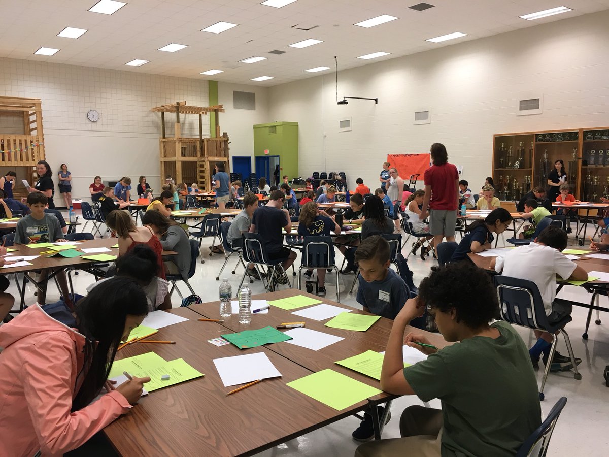 Henley Middle School Brainstorm Team competes at Ealton Middle School’s Math Competition!