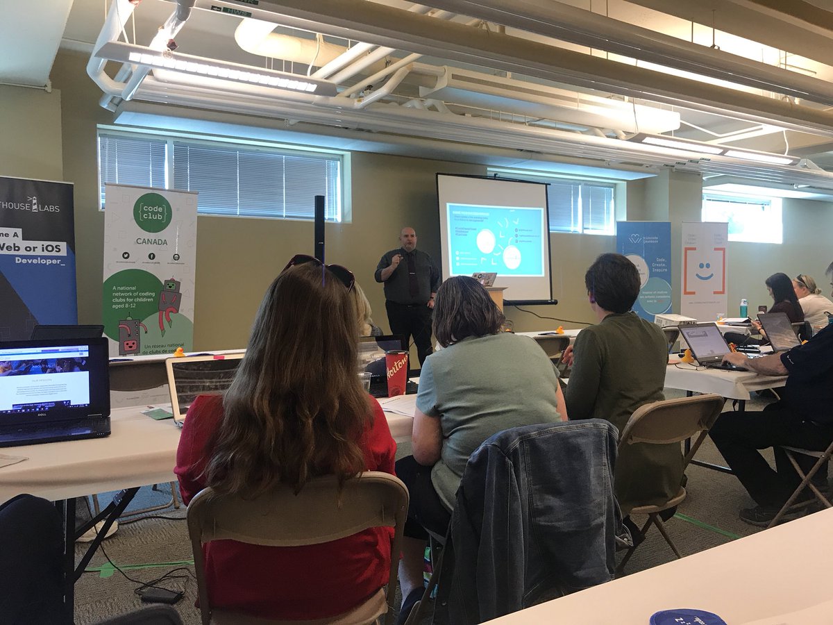 rmunkler's tweet image. Just getting underway with the #CodeCreateTeach workshop @innovationplace in #Saskatoon, part of the #cancode program.