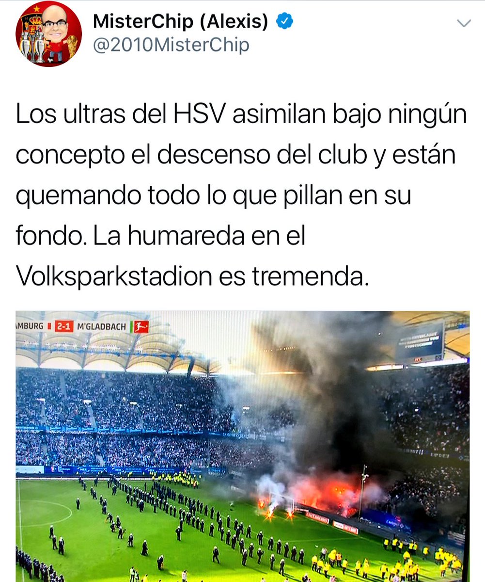 Hamburgo descendio y activo el modo River