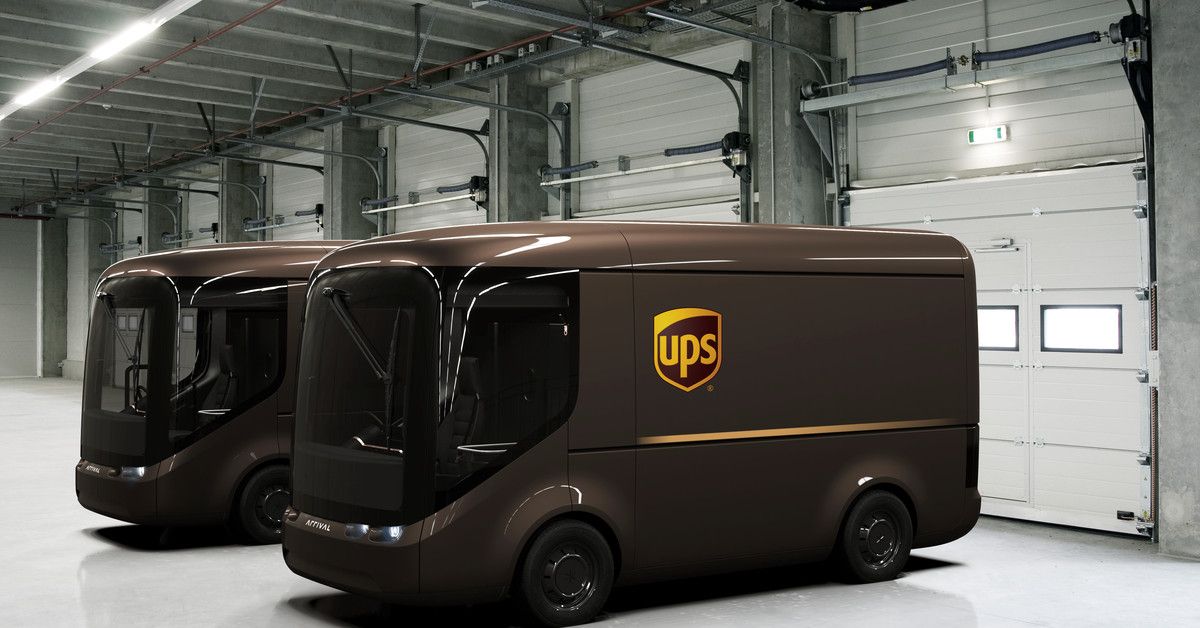UPS and UK technology company Arrival have partnered to develop a fleet of 35 modular electric delivery vehicles for trial in London and Paris. buff.ly/2I3ntiy Via <a href="/verge/">The Verge</a> #automotive #innovation #disruption