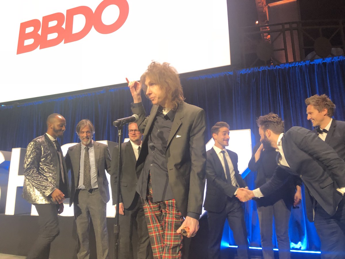 BBDOWorldwide's tweet photo. Not One, but Three:  Agency of Year, Network of Year, Holding Co of  Year; Congrats @BBDONY @BBDOWorldwide @Omnicom on outstanding  performance in this year's @OneShow https://t.co/yFHRoKHrpP