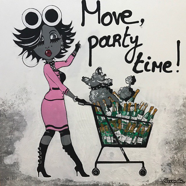 Yesssssssssssssss weekend - Amanda Paresseuse Art