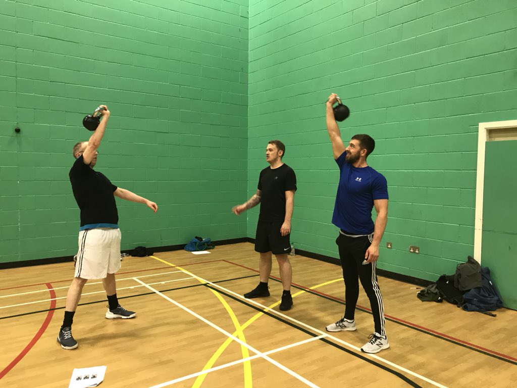 FITASYLUMUK's tweet photo. Well Done to all the newly qualified Kettlebell Instructors who worked hard on today’s course 💪💪 #PTtools #cpd #newideas https://t.co/saHmJYwuDg