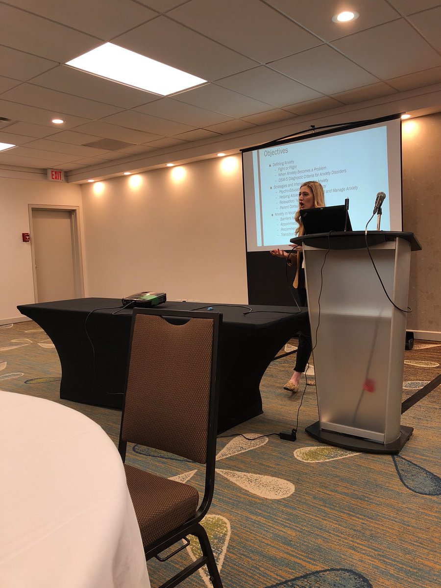 Anxiety in Adolescence...an excellent session for #schoolcounsellors! #ccpa2018