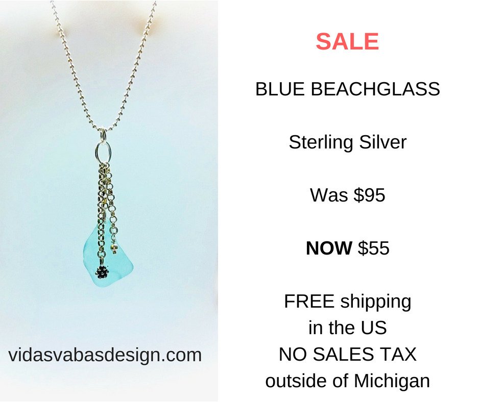 Inventory Clearance - vidasvabasdesign.com
#beachglass #lakemichigan #sterlingsilver #jewelryforjoy #sale #inventoryclearance