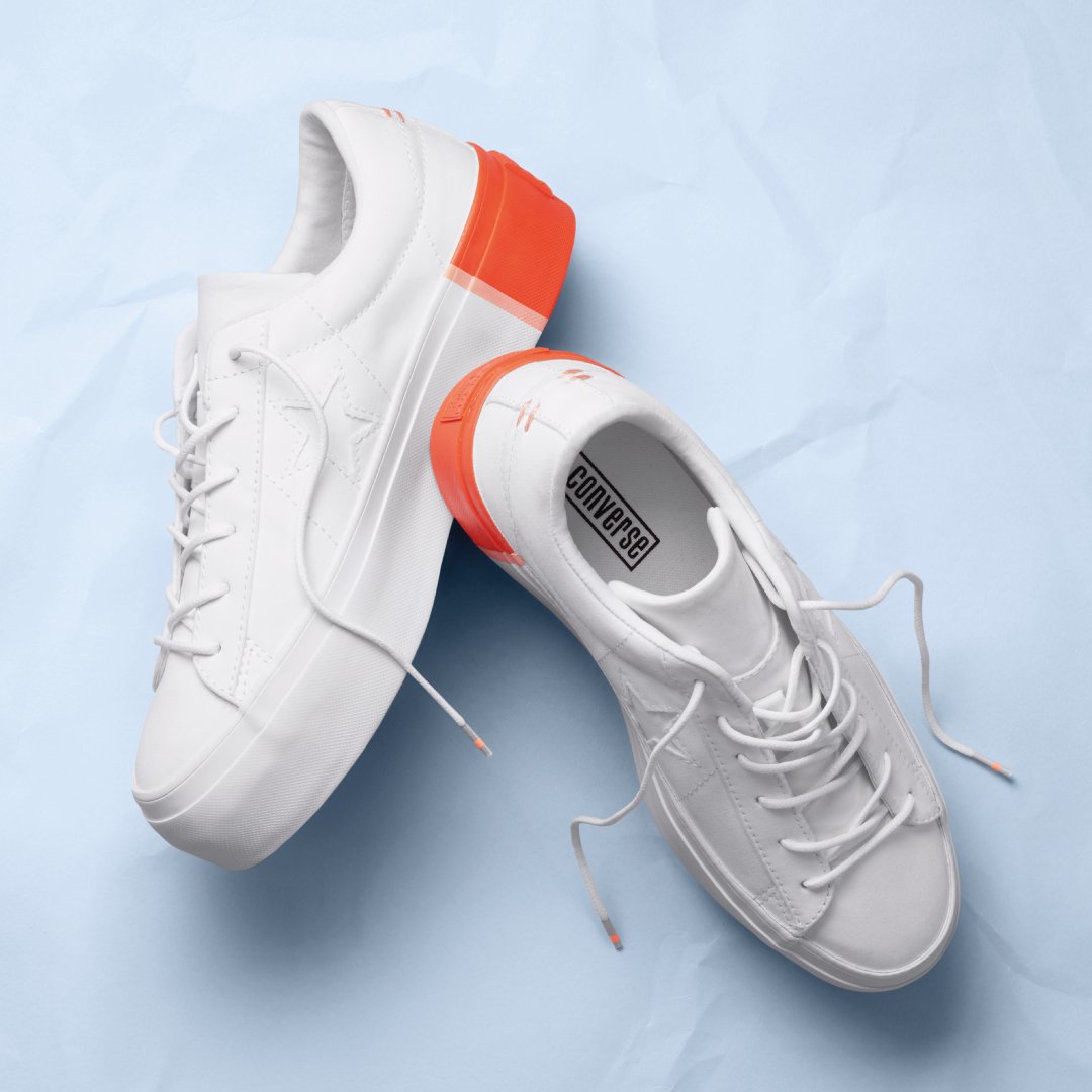 converse one star platform tri block