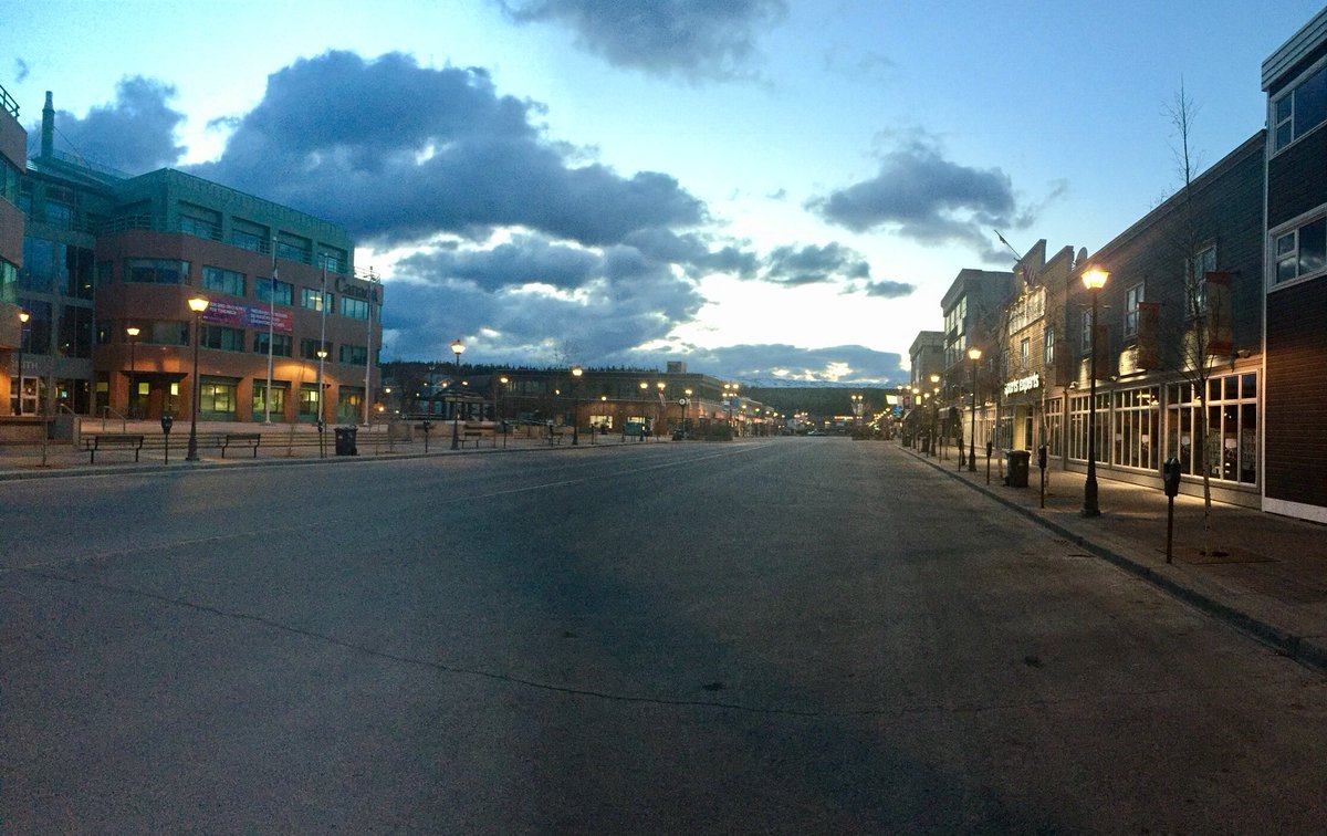 klondikesue's tweet photo. Main Street in Whitehorse at 5:00 a.m. today #streetsofcanada #mainstreet #whitehorse #yukon #exploreyukon #landofthemidnightsun #riseandshine #goodmorning #blessingsfromtheYukon https://t.co/yVS3CnVV0f
