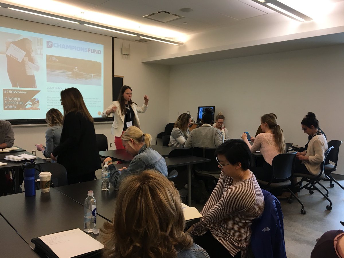 Learning from Michelle Wood - head coach for <a href="/AcadiaU/">Acadia University</a> women’s vball team. “We don’t have enough women in these roles so we don’t EXPECT women in these roles”. Let’s change that together! #buildleadhers