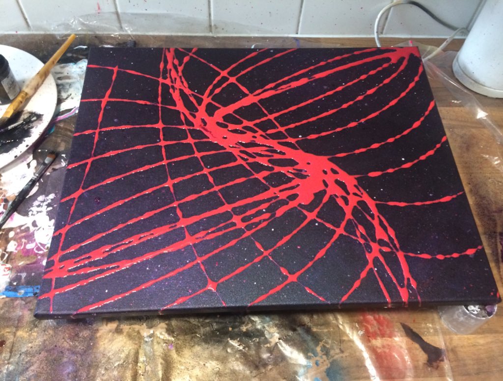 mixed_up_arts's tweet photo. Spider-Man 😊 60cm x 50cm #Acrylic on #Canvas
#AcrylicPainting #AcrylicPour #FluidArt #FlowArt #Spiderman #PendulumPour #ModernArt #WIP #StillDrying #ArtTherapy #ExperimentalArt #ExpressiveArt #ArtoftheDay https://t.co/hEfZ5j1ToX