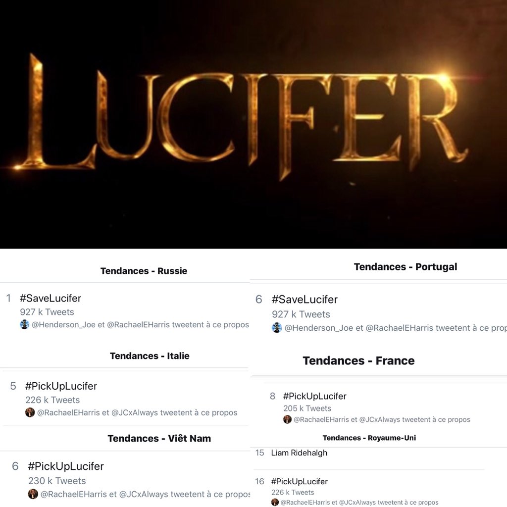 KalwaysR's tweet photo. WE Want more lucifer !! TT all World  #SaveLucifier #PickUpLucifer https://t.co/bw7kTLVi6K