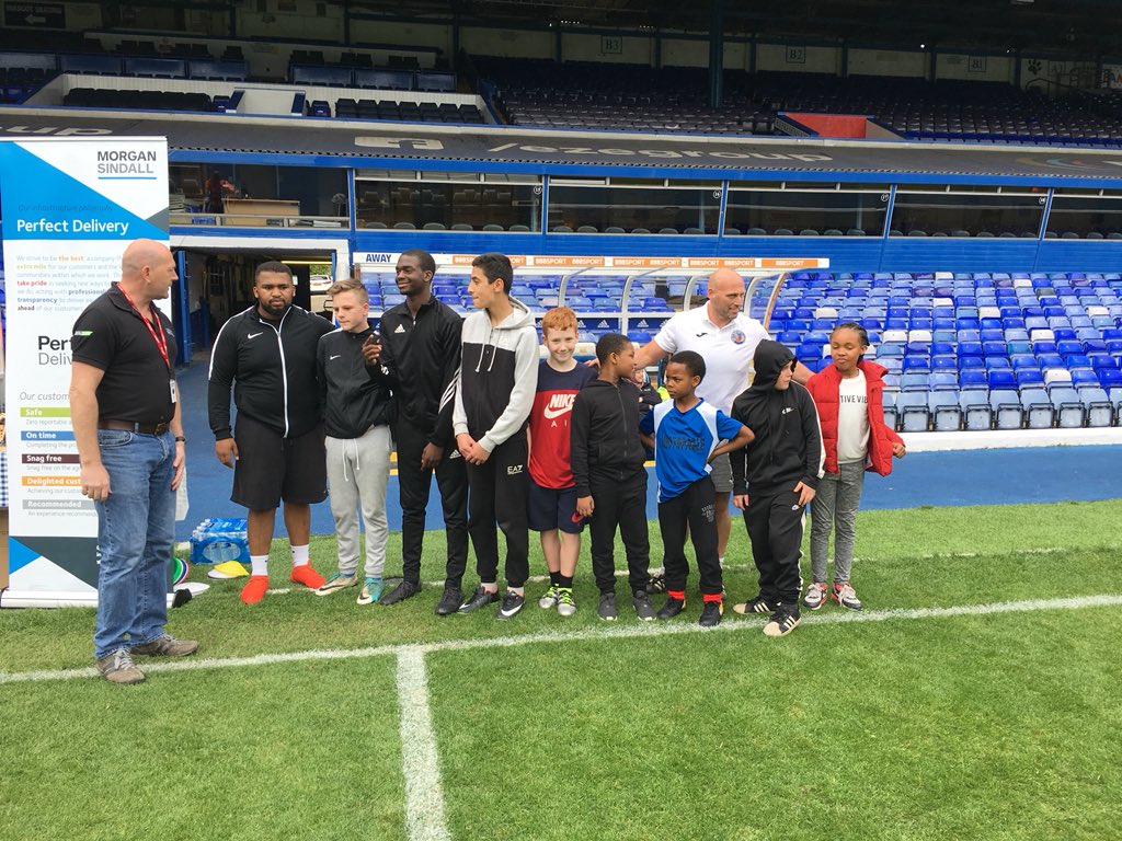 cobskings's tweet photo. Kings pupils getting the opportunity to play on the pitch at St Andrew’s today! Fantastic opportunity. Thanks @morgansindall @COBSPRU @SteveHowell30 https://t.co/u21wDrbMS7