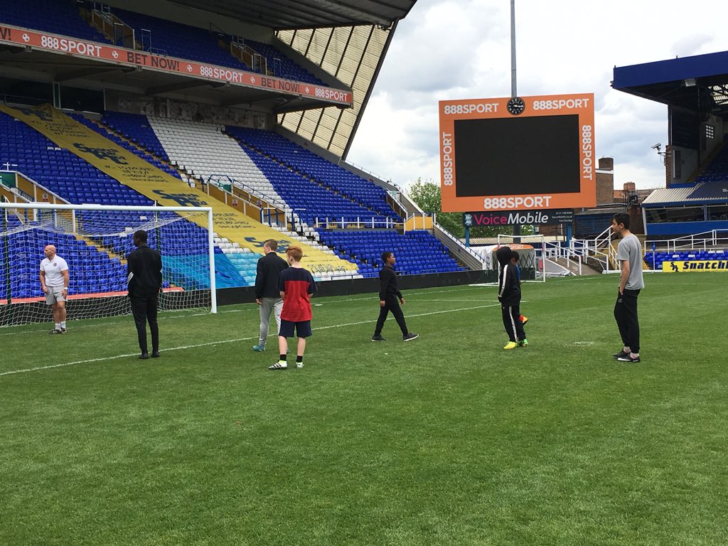 cobskings's tweet photo. Kings pupils getting the opportunity to play on the pitch at St Andrew’s today! Fantastic opportunity. Thanks @morgansindall @COBSPRU @SteveHowell30 https://t.co/u21wDrbMS7