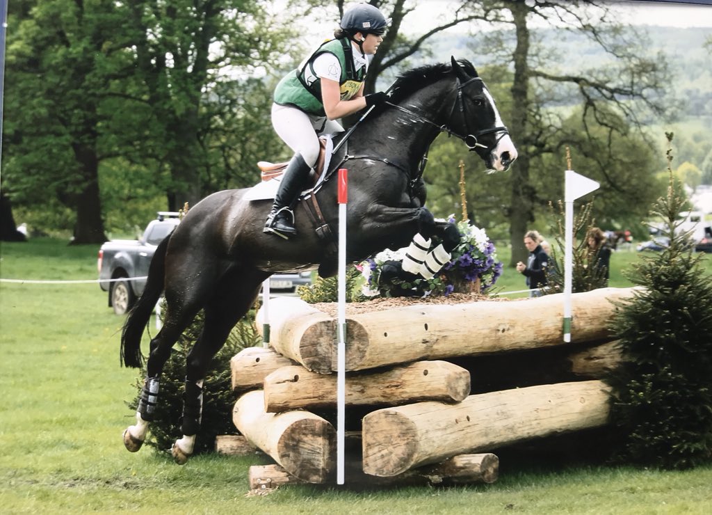 When that thoroughbred blood kicks in...over the moon with this Speed Queen storming round @ChatsworthHT in the time! Hugely thankful to @REDMILLSHorse and @eqmedicUK for giving her the fuel to make it possible! #ShesGotMoves #OnFire