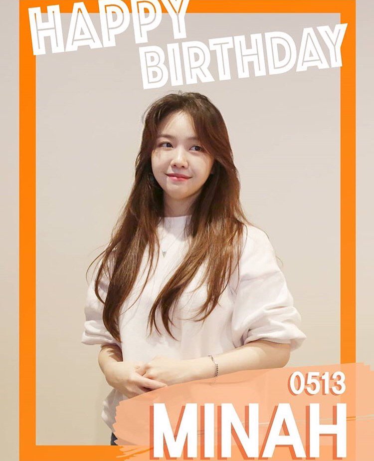 [#걸스데이 #민아]
HAPPY BIRTHDAY #MINAH 🎂 #HBD #0513