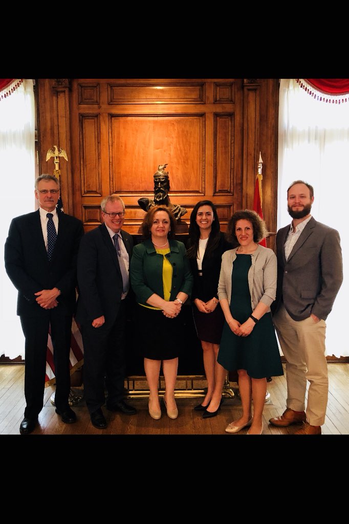 FloretaFaber's tweet photo. My friends from @Burlington #Vermont visited #DC. I was happy to welcome them and share the work we do at @AlEmbassyUSA. We also talked on future programs together #StrongPartners #Friendship
Thank you @VCWA #GregMaguire #TomTorit #VinsonPierce #PatriciaPreston https://t.co/OIhjHzACao