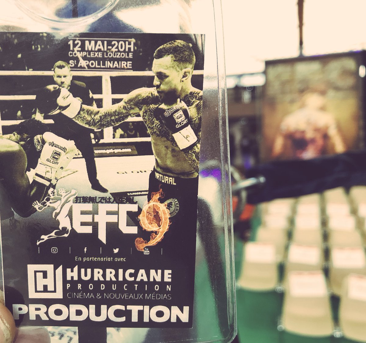 En place pour l’EFC9.
Hurricane accompagne Tiger’s Den pour la 9e édition de #EFC #kickboxing #K1 #Dijon