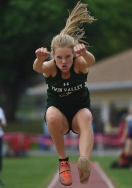 Jordan Walk county champ in the long jump with a 17-5.25! Great job Jordan!