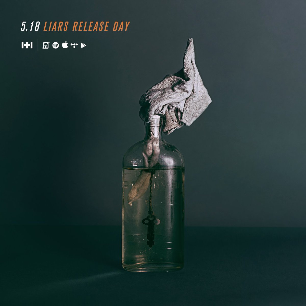 hiddenhospitals's tweet image. LIARS // Release week including premiere @billboard, AMA @reddit, release day (find on @spotify, @AppleMusic, @spartanrecords etc) and a release show at @burlingtonbar in Chicago.