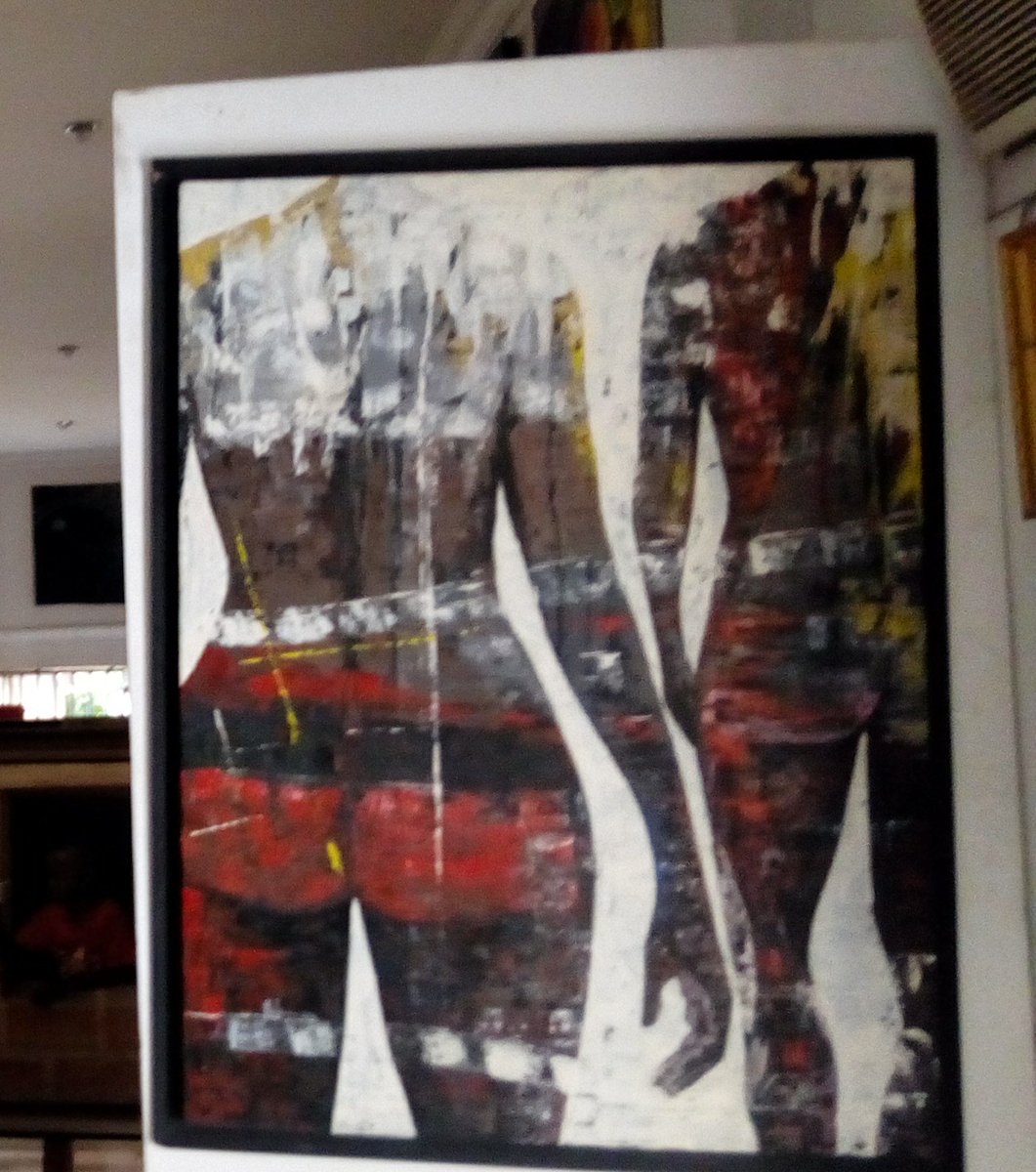 Annjo20's tweet photo. @FRESCO_NETWORK 
#FRESCOArtTestV3
#ArtandCultureArtGalleryArea10AbujaNigeria
I choose this art work because it shows the genesis of creation, where Adam and Eve where both naked in the Garden or Eden. #ILOVETHISARTWORK https://t.co/BvC9pFvbdG