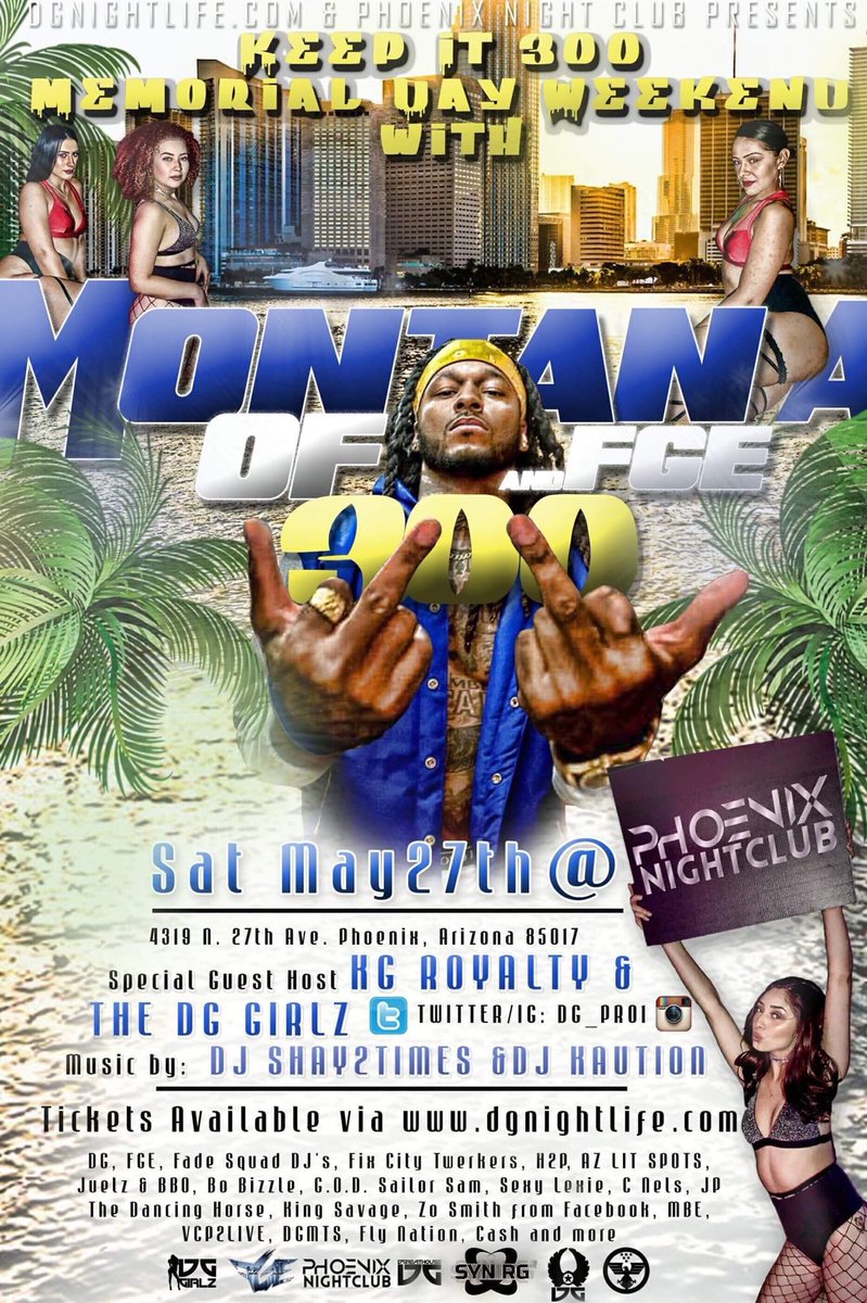 Official_kenc's tweet photo. It’s Going Down!!! May 27th I’m opening up for Montana of 300 at the Phoenix NightClub tickets are available online HMU for the promo code!!! @MONTANAof300 @MONTANAof300  @MONTANAof300 #kenc #montanaof300 #letsgetit https://t.co/4Lm5F4nLZq