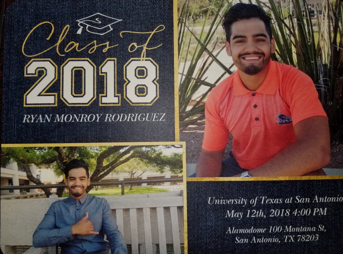 FrijoleForever's tweet image. Well, today is the day that this Bean graduates. 👨🏾‍🎓🤙🏽🔶️🔷️ #UTSAGrad18 #BirdsUp