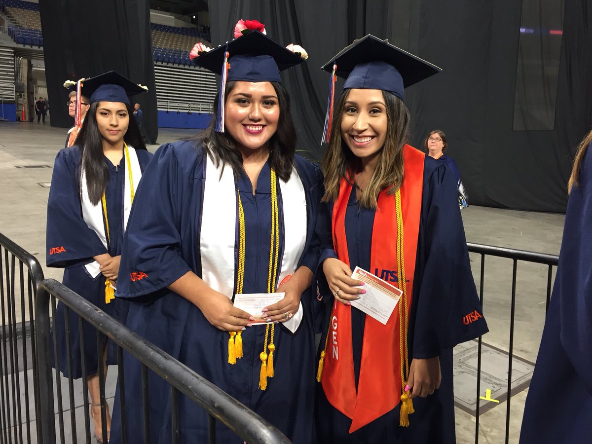 UTSA's tweet photo. So many first-gen students are crossing the stage today! You’re an inspiration, ‘Runners. 🧡 #UTSA #UTSAGrad18 #FirstGenUTSA @utsa_first2go https://t.co/oBggPMzgbh