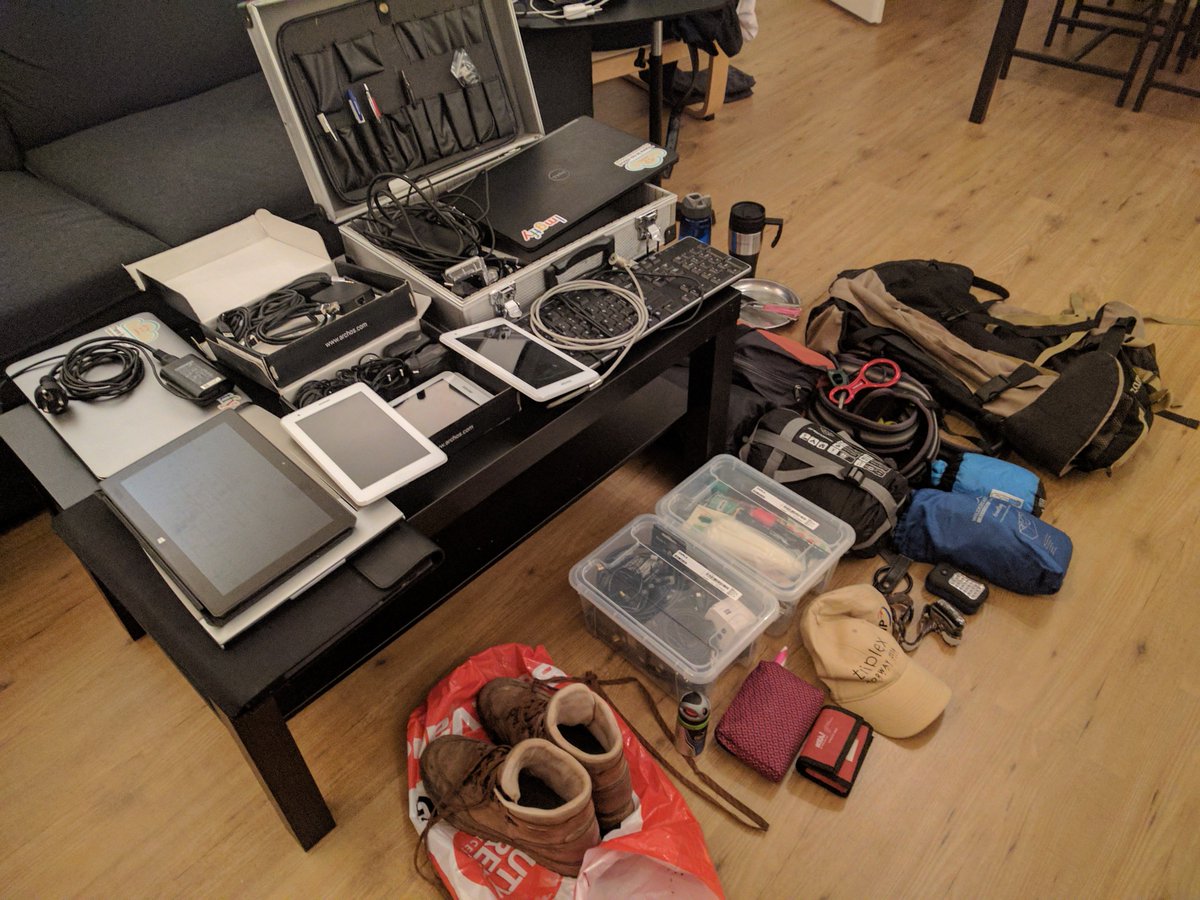 k_meesters's tweet photo. Exercise time! Getting ready for @TheSimexSeries. Setting up at #VOSOCC, #HDX, #HumanitarianResponse, #Slack, #Twitter, #PulseWeb, #KOBO, #Trello and many others :) And of course boxes full of toys :) #IMhappy w/ @RonaldChristiaa @SBTaskForce @yan_wang https://t.co/YiSQuJZuLI