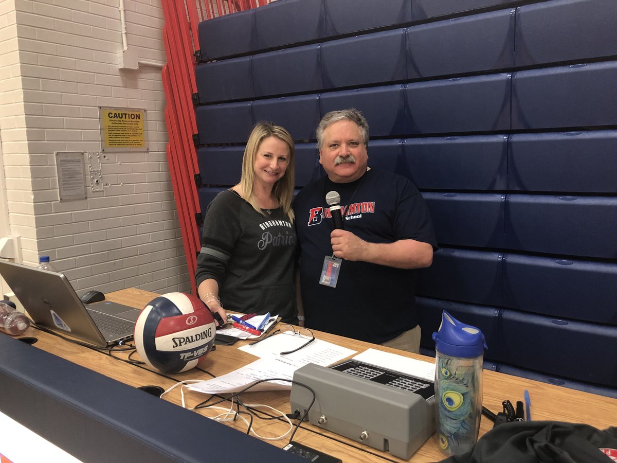 Thank you to Lisa and Larry for running today’s event!! You both are awesome!!! #BPatriotProud  #BHSFaculty <a href="/BinghamtonCSD/">Binghamton CSD</a>