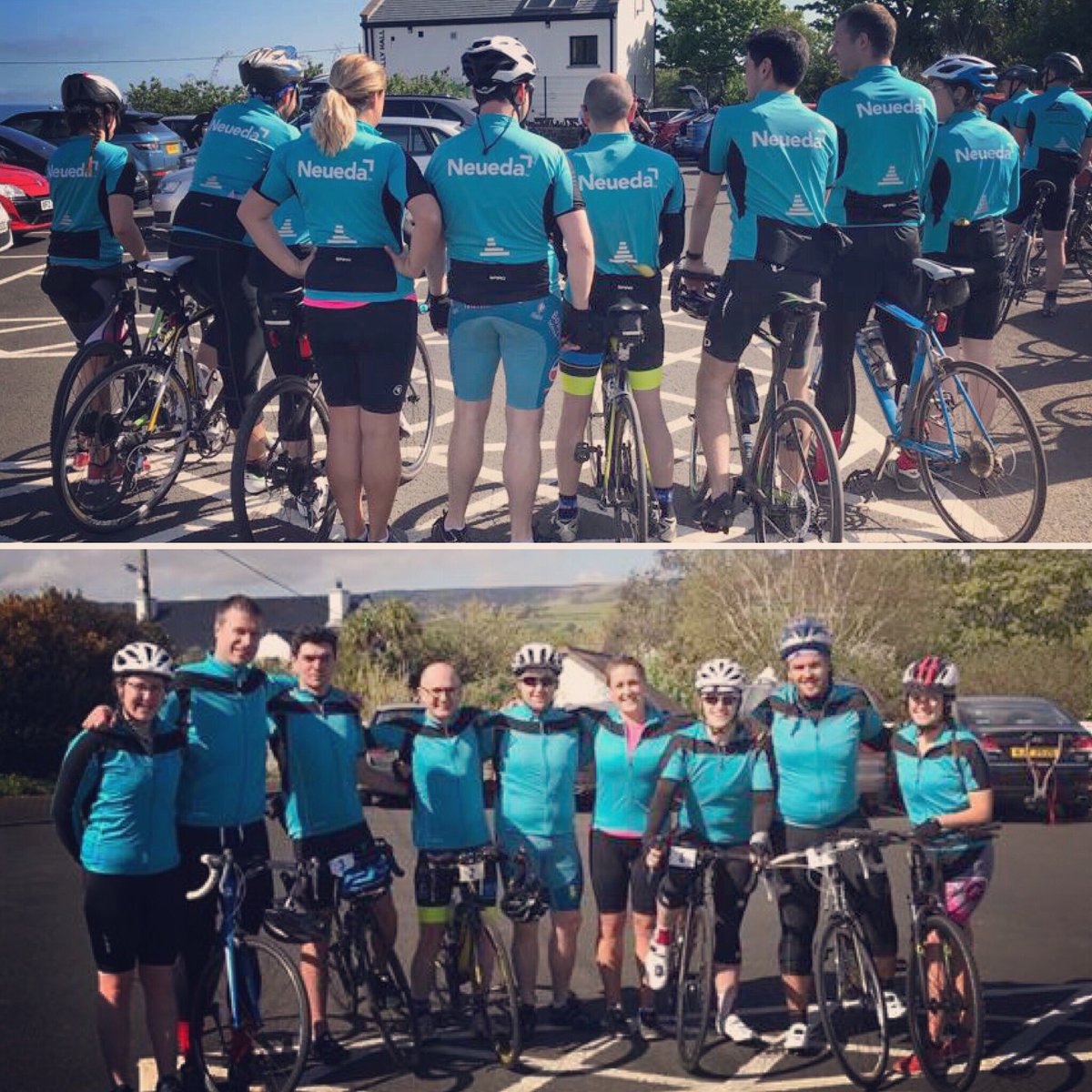 neuedaltd's tweet photo. Team Neueda at the SQS Tech Team Cycle Challenge 🚴🏼‍♂️🚴🏻‍♀️ #sqstechchallenge #givingback #neuedalife #coding #ITjobs https://t.co/lFXKmp3sJz