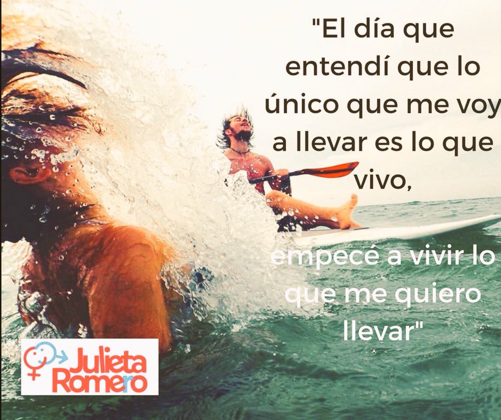 JulietaRomer0's tweet photo. ♥️ ‘El día que entendí que lo único que me voy a llevar es lo que vivo, empecé a vivir lo que me quiero llevar’.
Y tu, ¿que quieres llevarte? 🤔🤗#FelizSabado #compartidalavida #parejaideal #encontrarpareja #amor https://t.co/kECKzWa47y