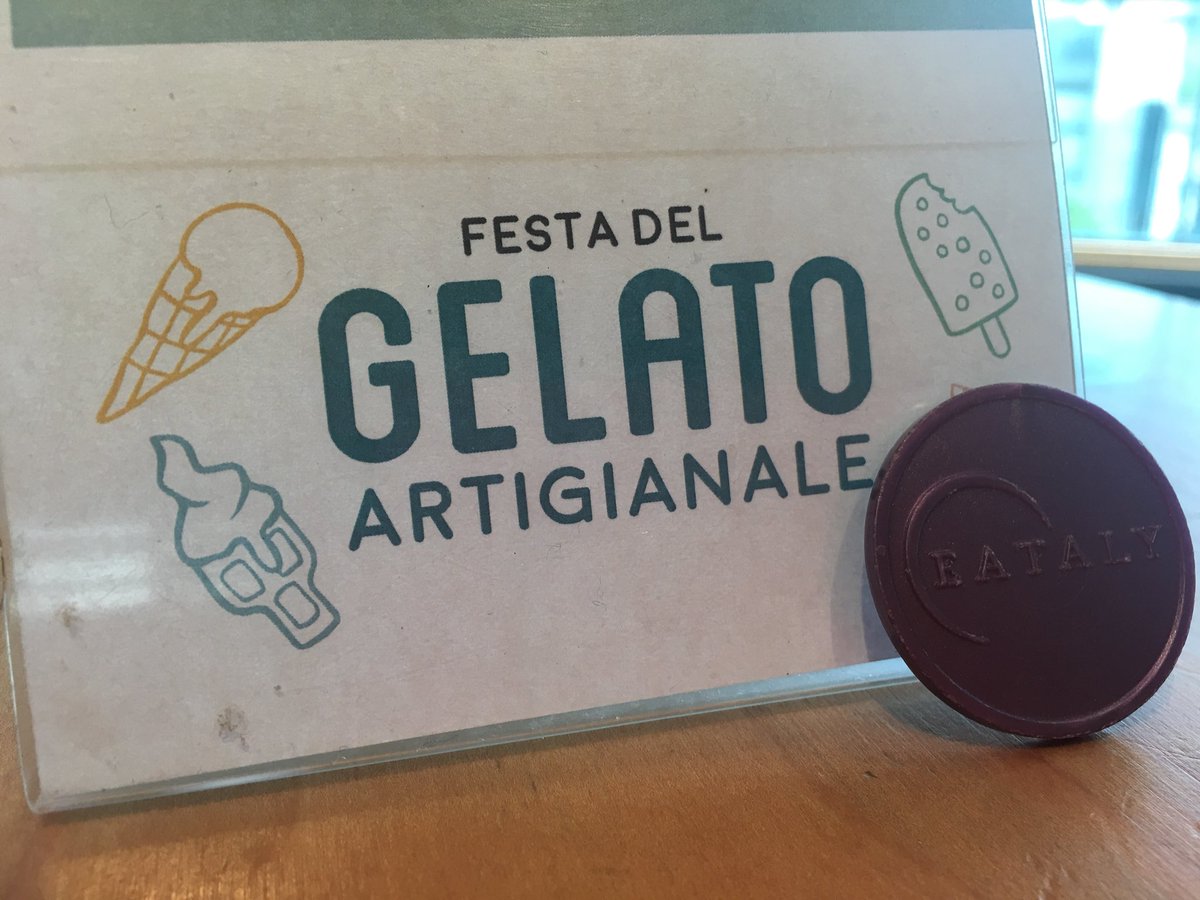 #festadelgelato <a href="/EatalyIT/">Eataly</a> 🍦😋voi quel avete assaggiato?