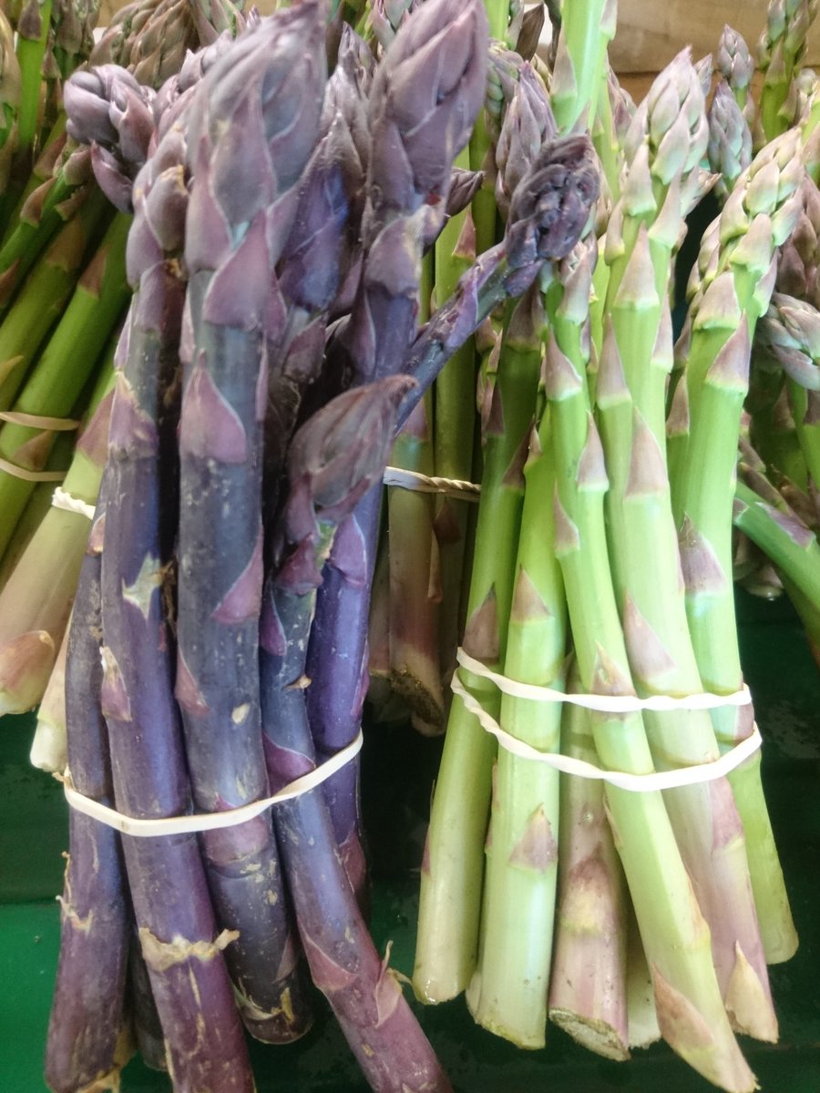Purple asparagus?? 

Available now in our Farm Shop

#nutritious 
#delicious 
#purple!