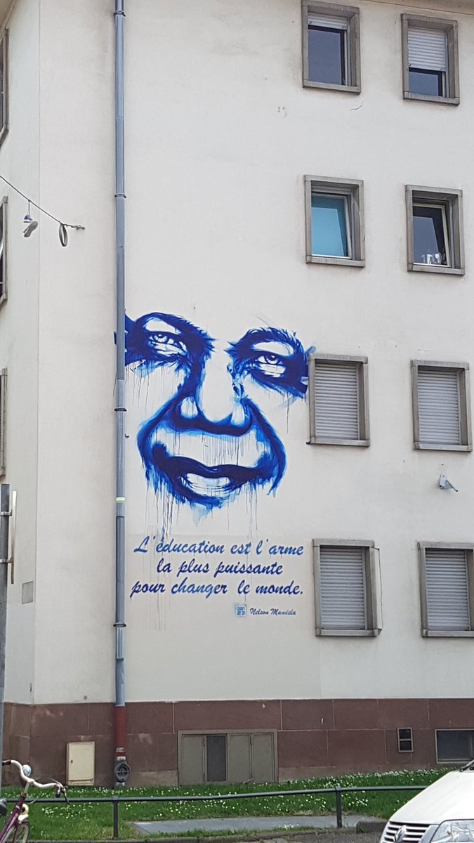 jsheunis's tweet photo. Our man #Madiba featuring on a building in Strasbourg, France. https://t.co/MBVk8RqyGy