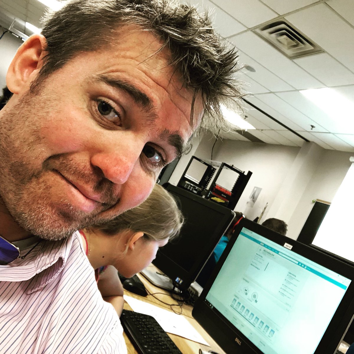 MarkACTimms's tweet image. Getting ready for #glcCodeDay — #kidCoding in #scratch! 😃