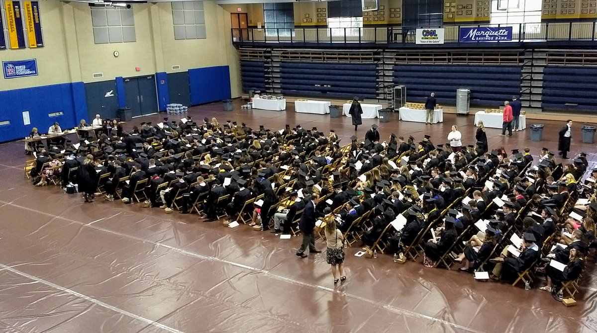 alleghenycol's tweet photo. Anxious to graduate, the students are in rehearsal! #ACGrad18 https://t.co/bOo3h7LfnC